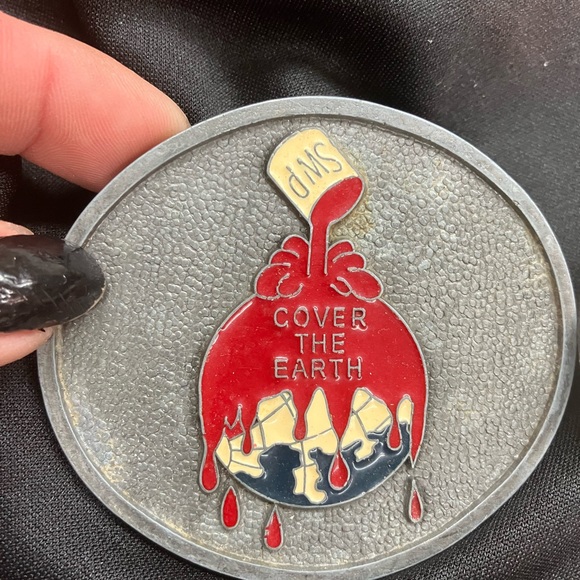 Assorted Lot of 6 of Vintage Belt Buckles Brass Silver Novelty - Picture 7 of 13